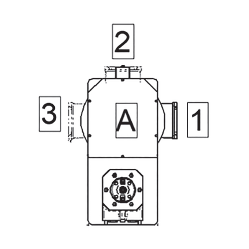 Blueprint of Erlo machining units CS-CR-CX.14